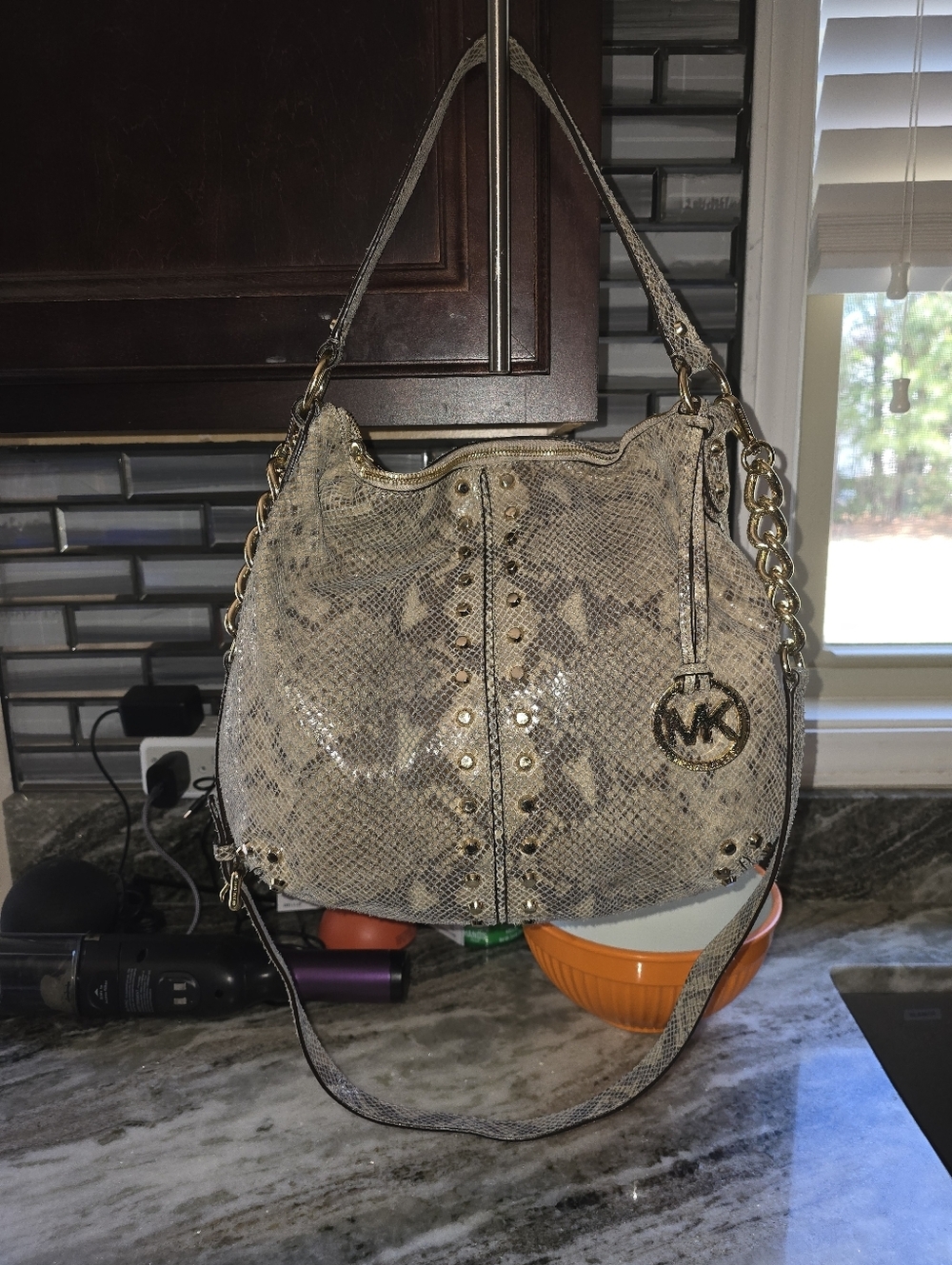 Michael Kors Python Crossbody - Picture 2 of 5